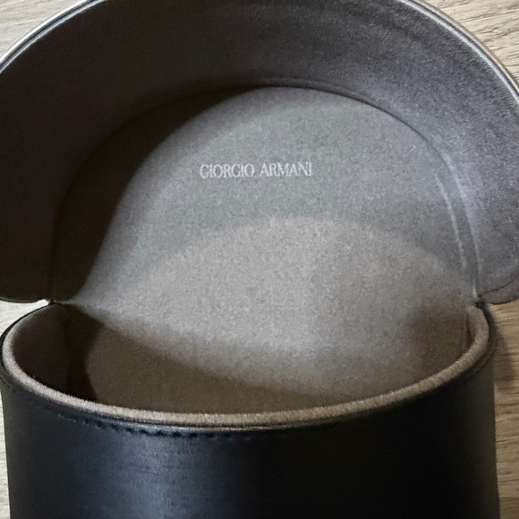 Giorgio Armani Dark Leather Sunglasses Case main image 6